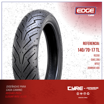 Llantas de Motocicletas EDGE Tamano  - ED29-140/70-17