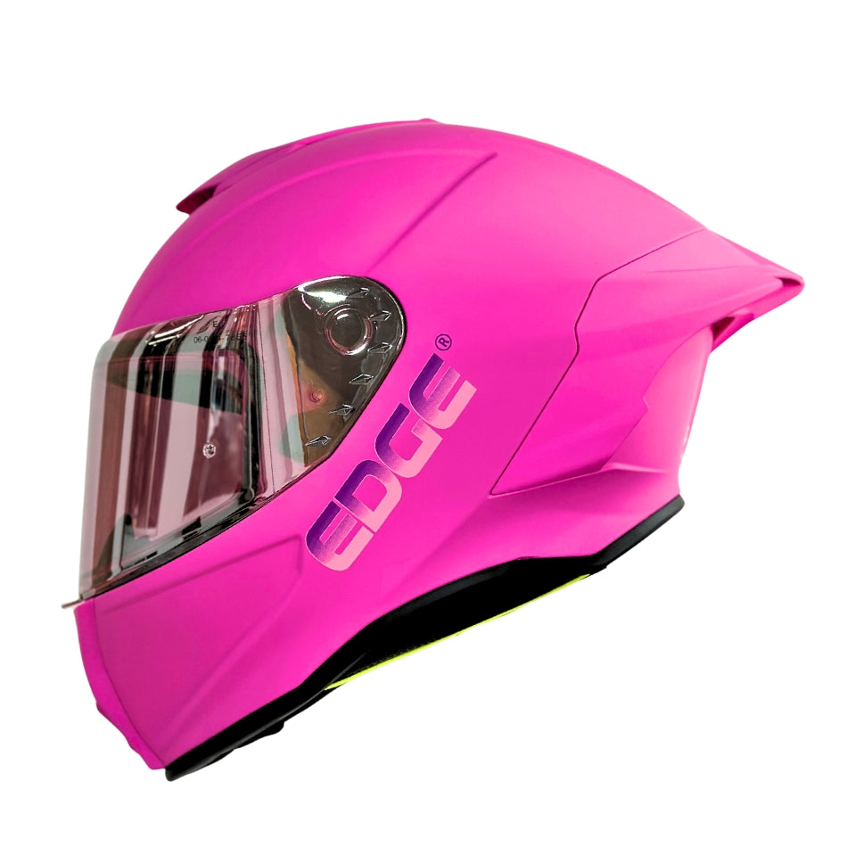 Casco EDGE Integral Shanghai Sólido Rosado Certificación DOT | ECE