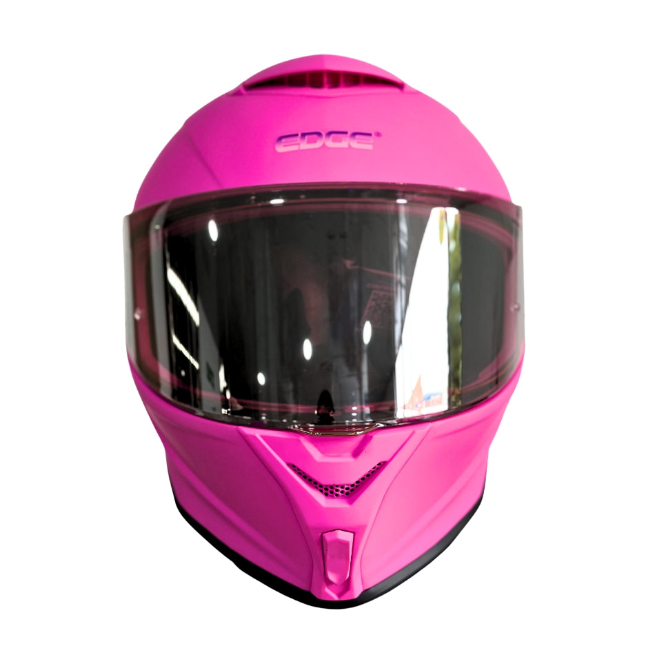 Casco EDGE Integral Shanghai Sólido Rosado Certificación DOT | ECE