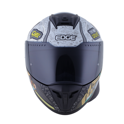 Casco Warner Integral Extreme Tom & Jerry Cert. Dot I Ece