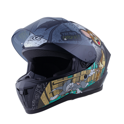 Casco Warner Integral Extreme Tom & Jerry Cert. Dot I Ece