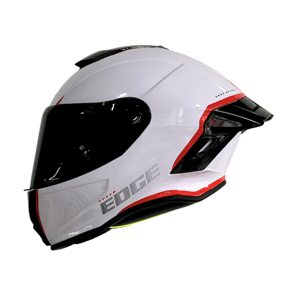 Casco EDGE Integral Shanghai Rush Blanco / Rojo  DOT | ECE