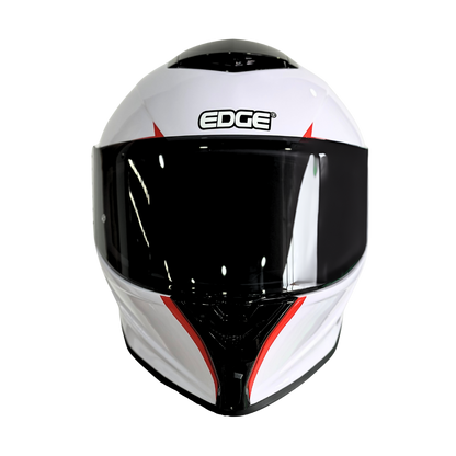 Casco EDGE Integral Shanghai Rush Blanco / Rojo  DOT | ECE