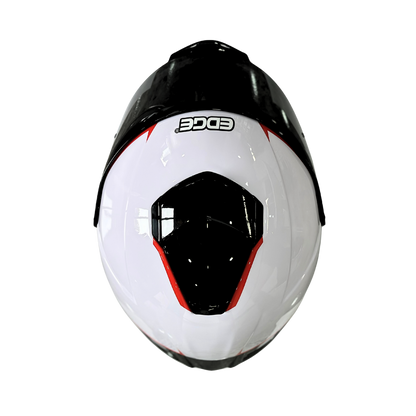 Casco EDGE Integral Shanghai Rush Blanco / Rojo  DOT | ECE