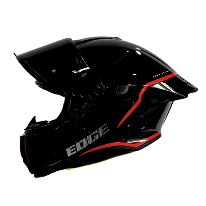Casco EDGE Integral Shanghai Rush Negro / Rojo  DOT | ECE