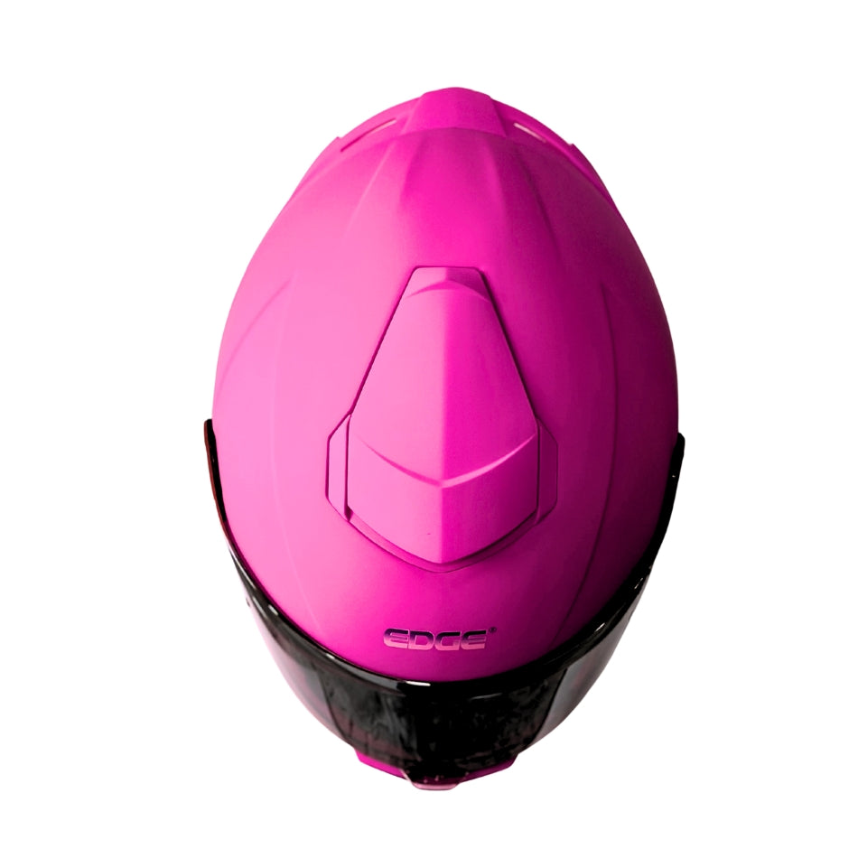 Casco EDGE Integral Shanghai Sólido Rosado Certificación DOT | ECE