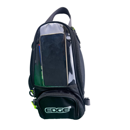Tank Bag, Maleta Tanque, Porta Celular Moto Edge de 3L Negra