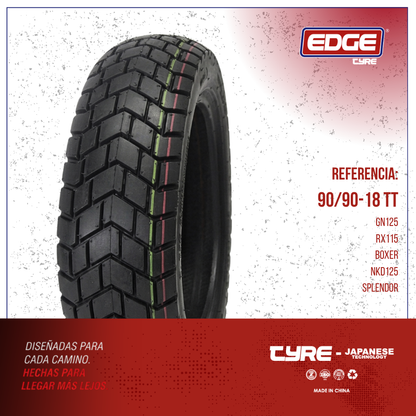 Llantas de Motocicletas EDGE Tamano  - ED25-90/90-18
