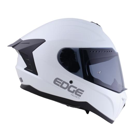 Casco Edge Integral Extreme Solido Blanco Cert. Dot | Ece