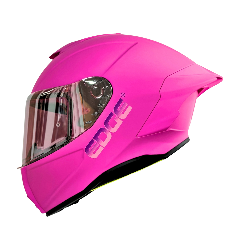 Casco EDGE Integral Shanghai Sólido Rosado Certificación DOT | ECE