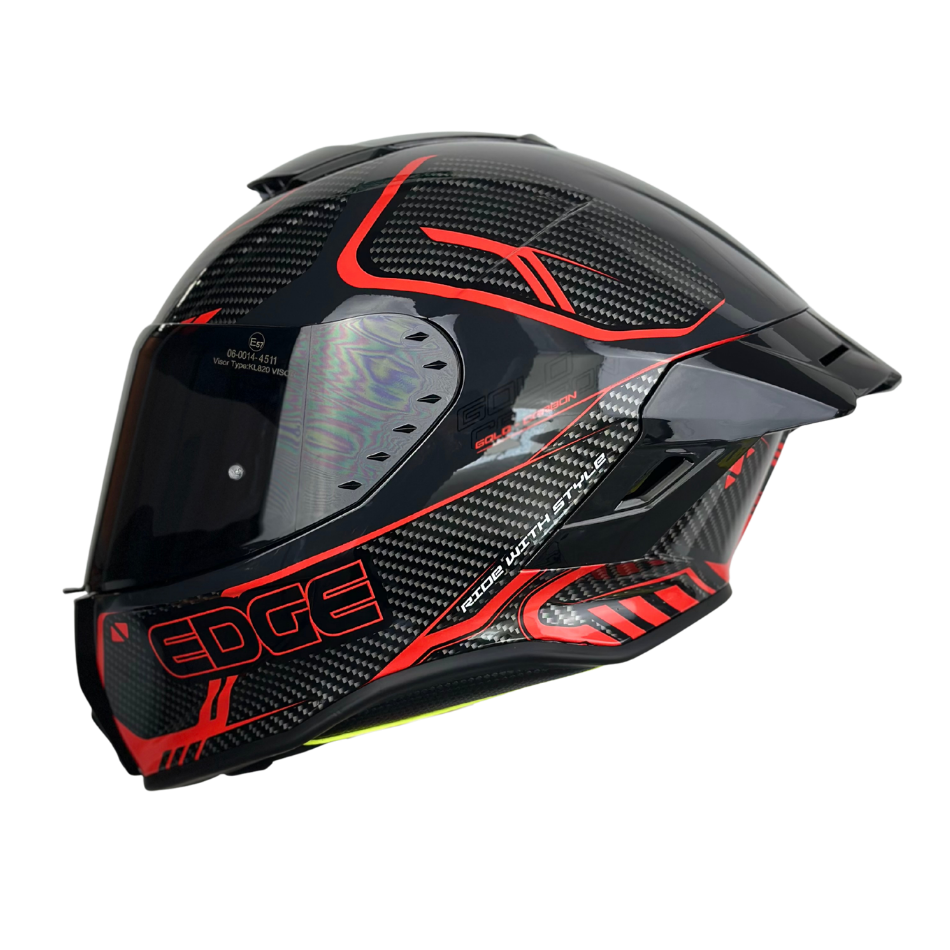 Casco DC Integral Shanghai Goldex Rojo Brillante