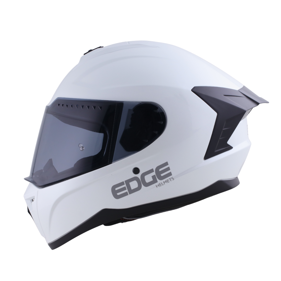 Casco Edge Integral Extreme Solido Blanco Cert. Dot | Ece
