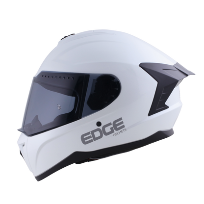 Casco Edge Integral Extreme Solido Blanco Cert. Dot | Ece