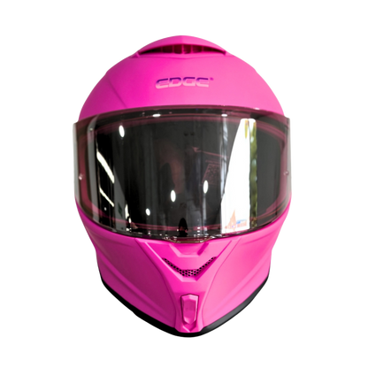 Casco EDGE Integral Shanghai Sólido Rosado Certificación DOT | ECE