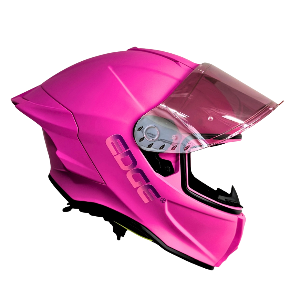 Casco EDGE Integral Shanghai Sólido Rosado Certificación DOT | ECE