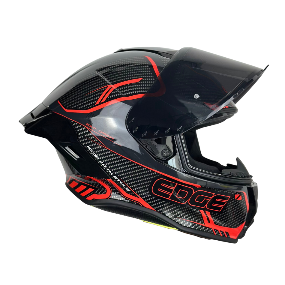 Casco DC Integral Shanghai Goldex Rojo Brillante