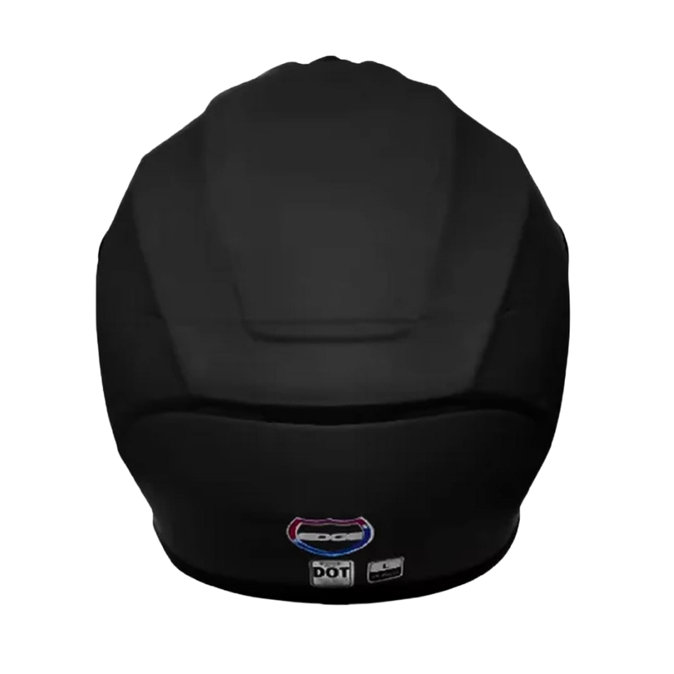 Casco EDGE Integral Frankie Solido Negro Certificación DOT