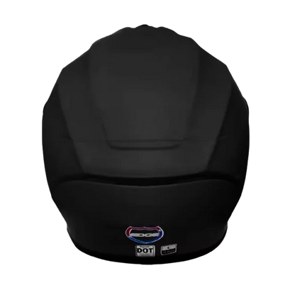 Casco EDGE Integral Frankie Solido Negro Certificación DOT