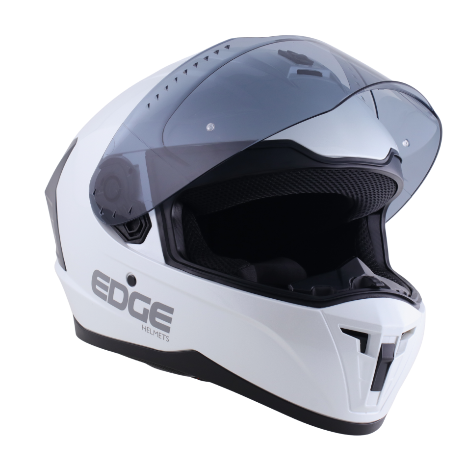 Casco Edge Integral Extreme Solido Blanco Cert. Dot | Ece