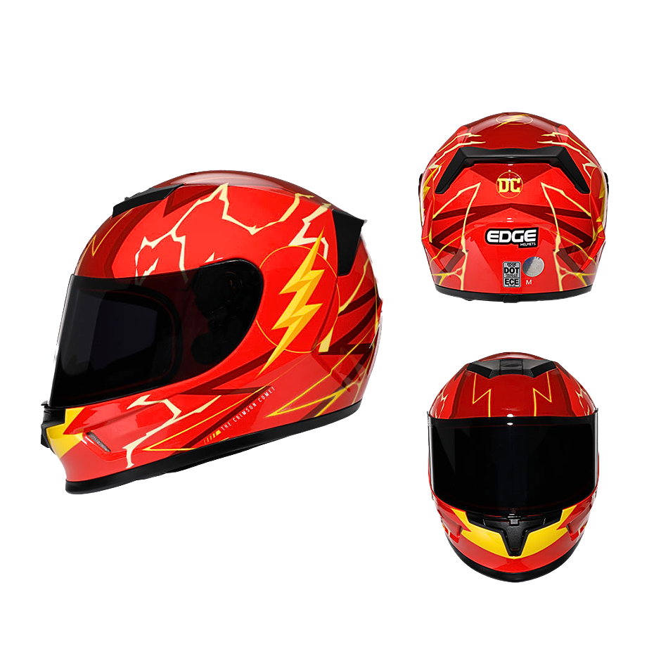 Casco Dc Integral Roman Flash Junior Certificado Dot | Ece