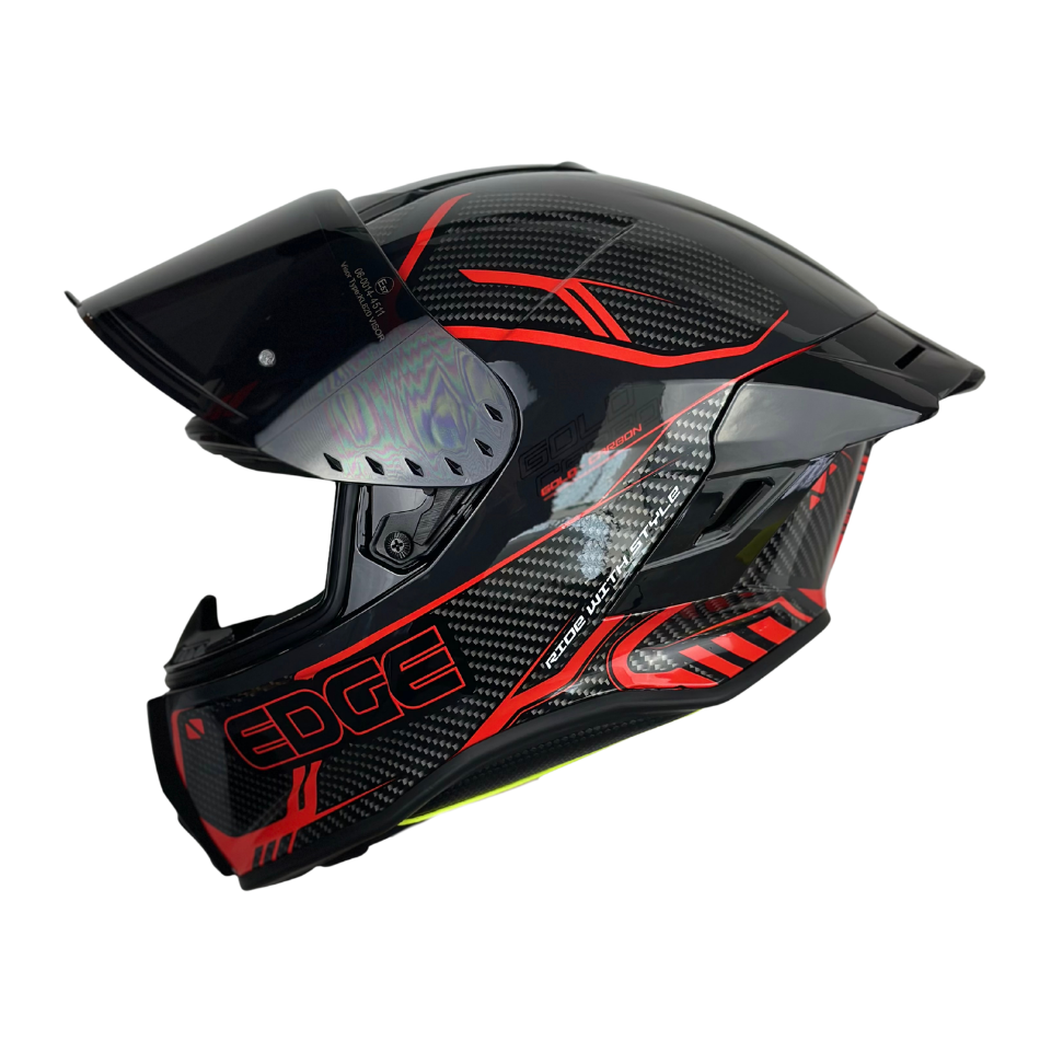 Casco DC Integral Shanghai Goldex Rojo Brillante