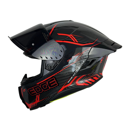 Casco DC Integral Shanghai Goldex Rojo Brillante
