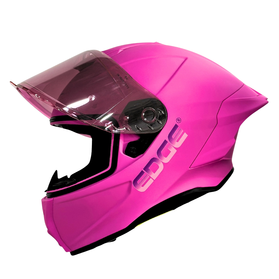 Casco EDGE Integral Shanghai Sólido Rosado Certificación DOT | ECE