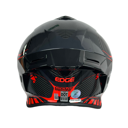 Casco DC Integral Shanghai Goldex Rojo Brillante