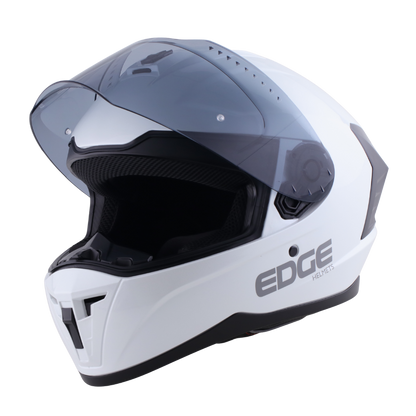 Casco Edge Integral Extreme Solido Blanco Cert. Dot | Ece