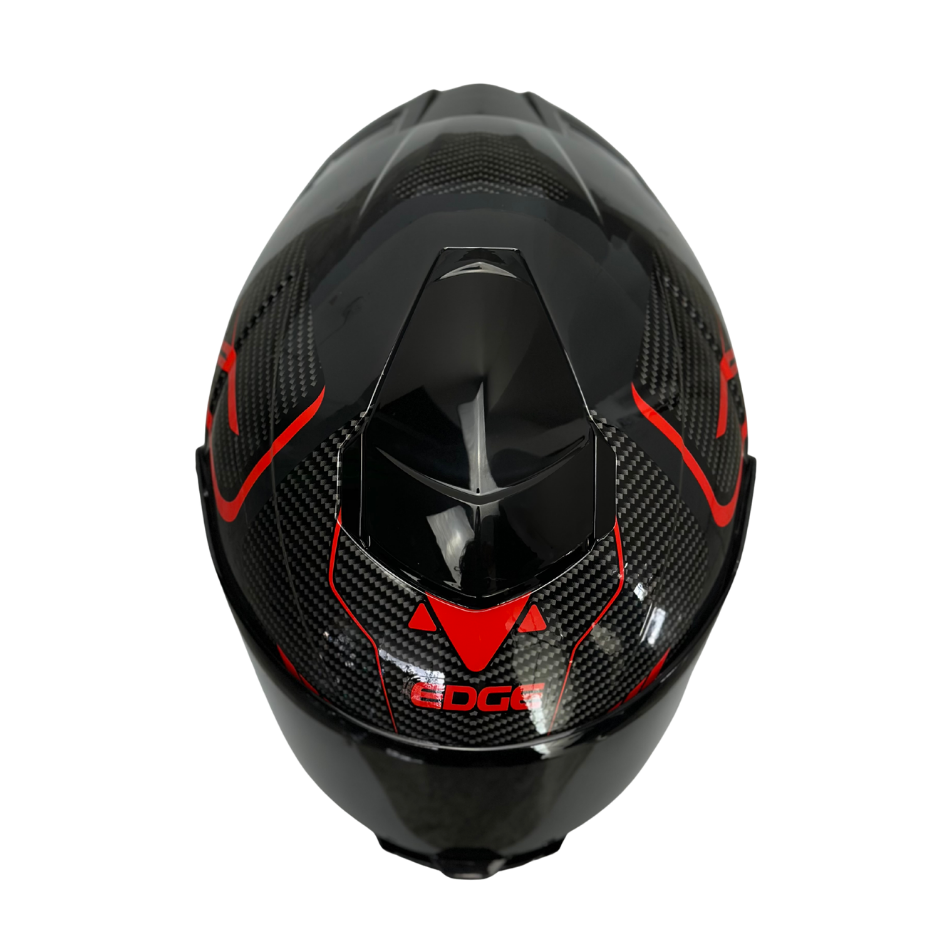 Casco DC Integral Shanghai Goldex Rojo Brillante