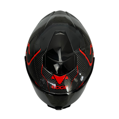 Casco DC Integral Shanghai Goldex Rojo Brillante