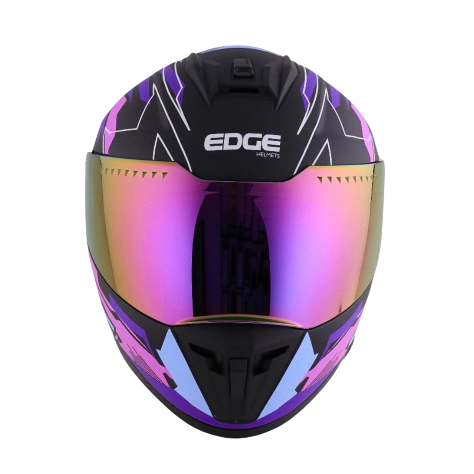 Casco Edge Integral Extreme T68 Morado Certificado Dot | Ece