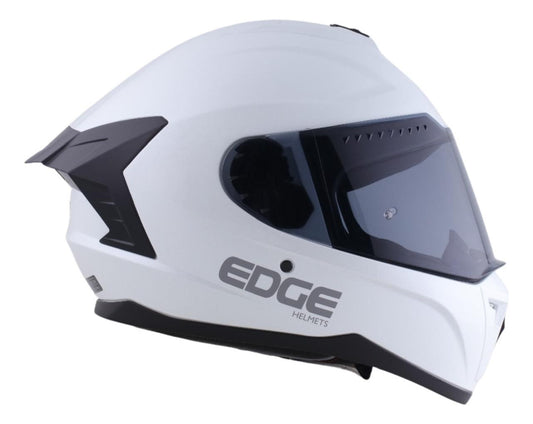 Casco Edge Integral Extreme Solido Blanco Cert. Dot | Ece