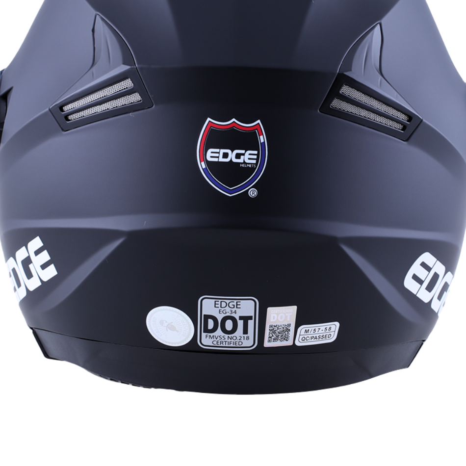 Casco Edge Semi Integral Jaguar Certificado Dot