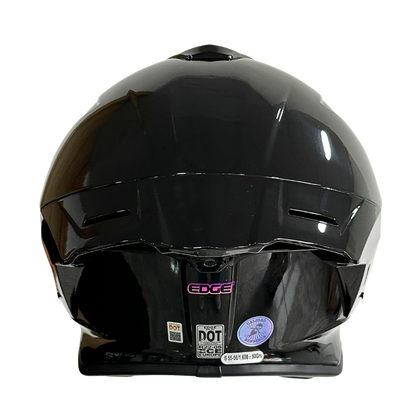 Casco EDGE Integral Shanghai Sólido Logo Rosa Certificación DOT I ECE