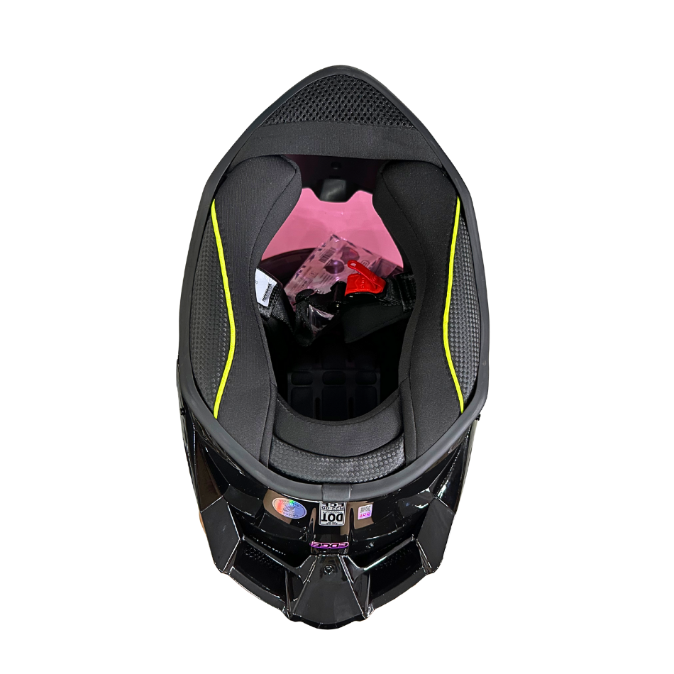 Casco EDGE Integral Shanghai Sólido Logo Rosa Certificación DOT I ECE