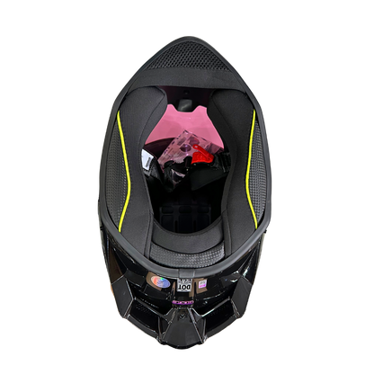 Casco EDGE Integral Shanghai Sólido Logo Rosa Certificación DOT I ECE