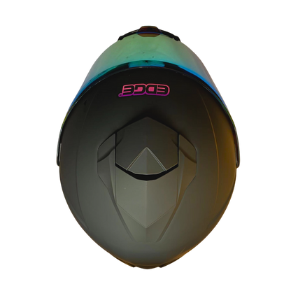Casco EDGE Integral Shanghai Sólido Logo Rosa Certificación DOT I ECE