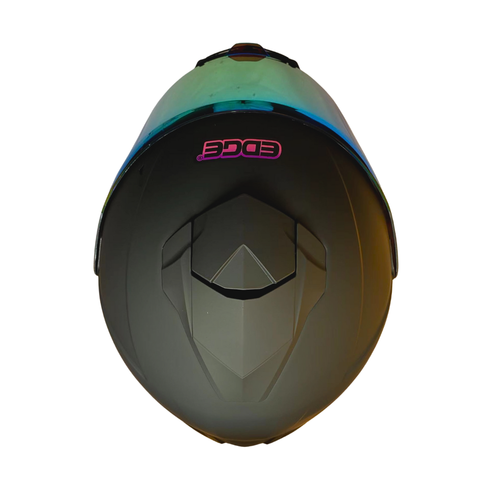 Casco EDGE Integral Shanghai Sólido Logo Rosa Certificación DOT I ECE