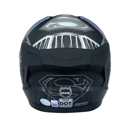 Casco DC Integral Extreme Superman Plateado Cert. DOT I ECE