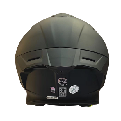 Casco EDGE Integral Shanghai Sólido Logo Rosa Certificación DOT I ECE