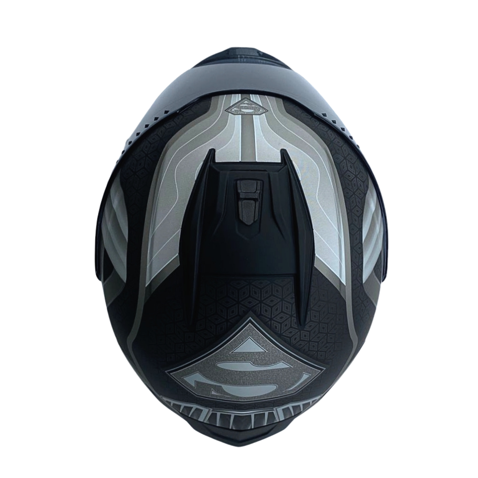 Casco DC Integral Extreme Superman Plateado Cert. DOT I ECE