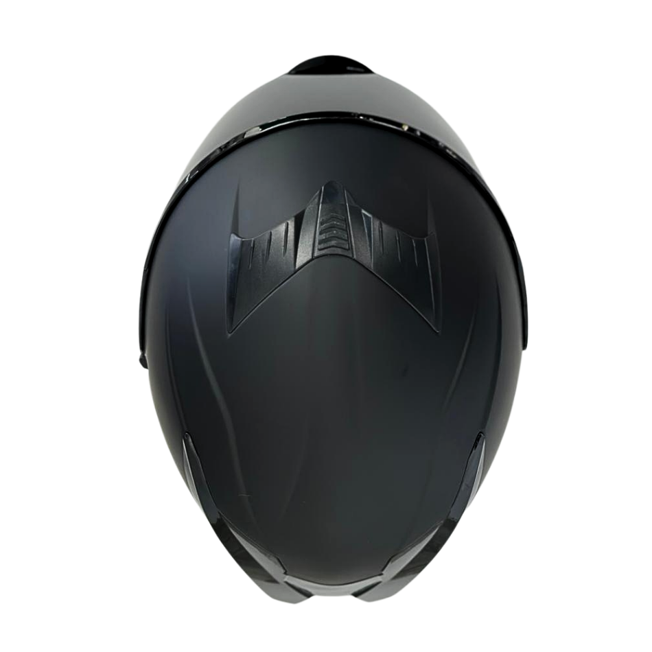 Casco EDGE Integral Racer Sólido Negro Certificación DOT