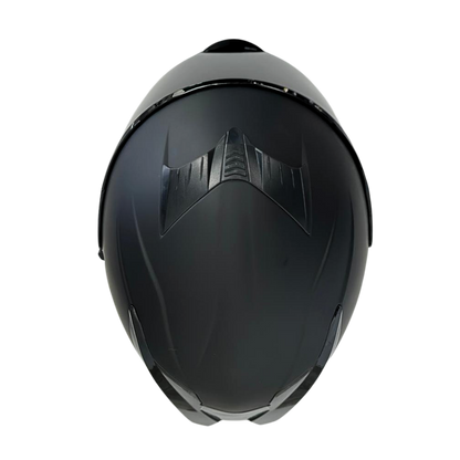 Casco EDGE Integral Racer Sólido Negro Certificación DOT