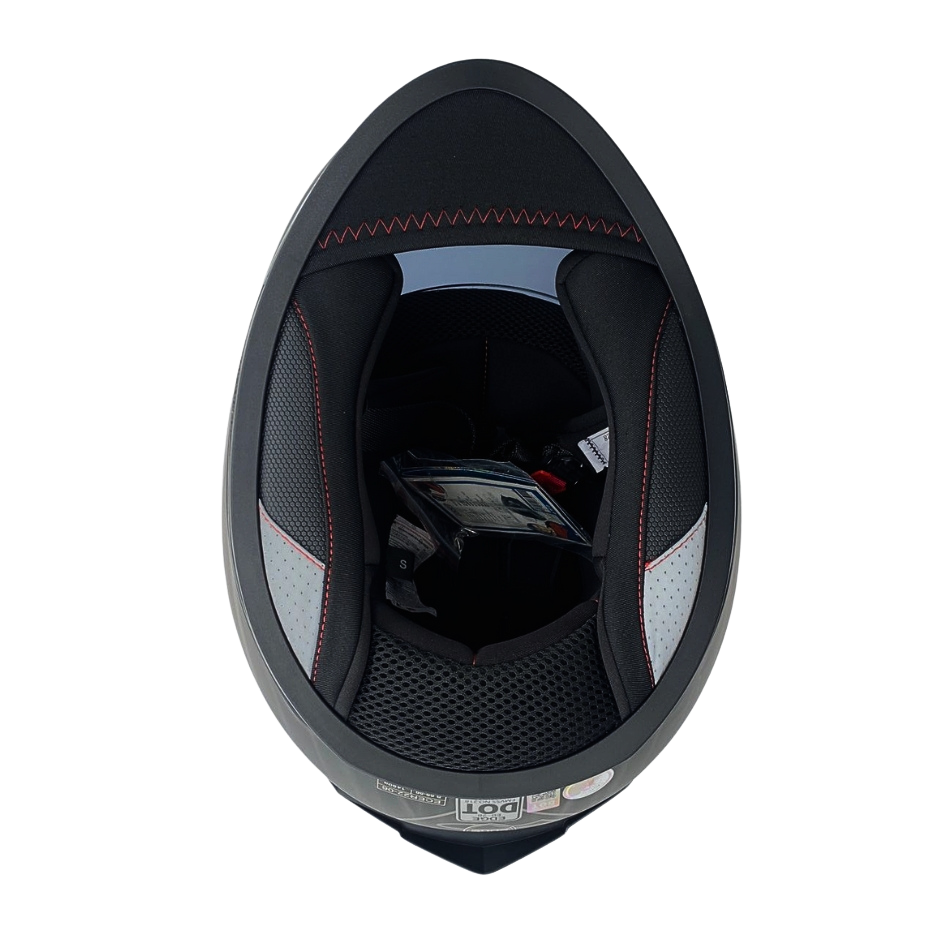 Casco EDGE Integral Frankie Solido Negro Certificación DOT