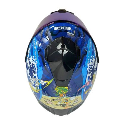 Casco WARNER Integral Shanghai Looney Tunes Certificación DOT I ECE