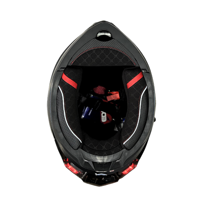 Casco EDGE Abatible Boston Sólido Azul Certificación DOT | ECE