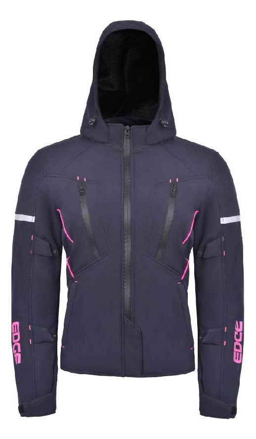 L - Chaqueta Edge Pro Series Azul / Rosa