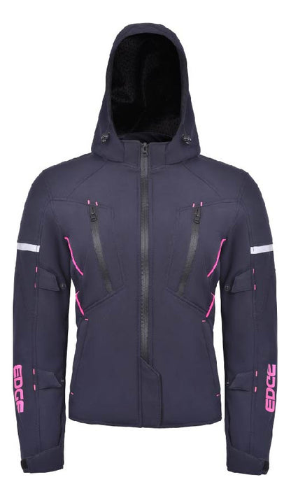 L - Chaqueta Edge Pro Series Azul / Rosa