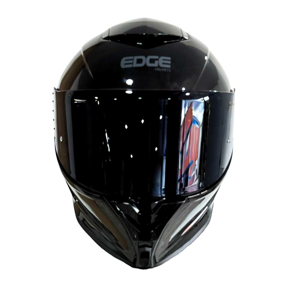 Casco EDGE Integral Shanghai Sólido Negro Certificación DOT I ECE
